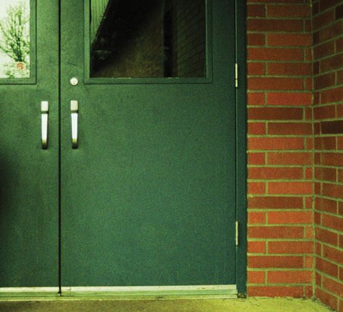 School Door Closed