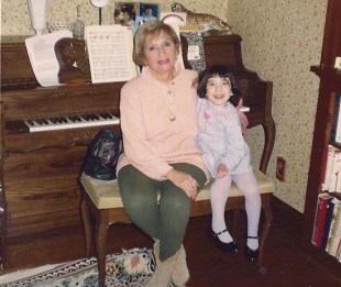Mommom and me at 4 years old