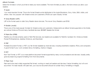 So many formats, so little time.