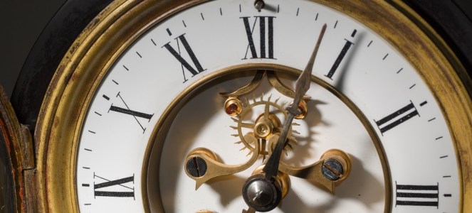 Victorian clock face